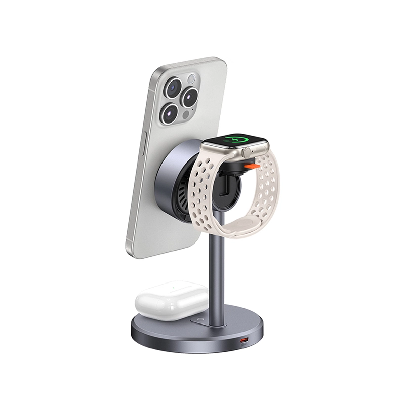 Mcdodo MagQ Qi2 Magnetic Wireless Charging Station 3-in-1 Stand CH-246